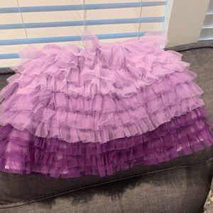 Girls gently used tutu style skirt
